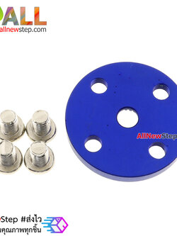 Servo Small disc 25T standard steering gear universal metal steering wheel robot special MG995 MG996 สีน้ำเงิน