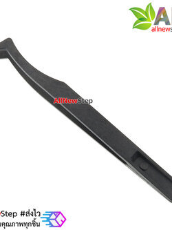 Tweezers Anti-static black carbon fiber Tools ทวิสเซอร์สำหรับจับอุปกรณ์แบบพลาสติก รุ่น 06