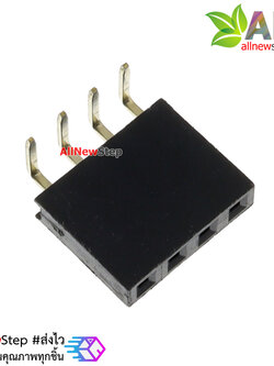 1x4 Pin 2.54mm Pin 90 degree Female Pin Header Connector
