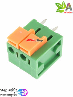 Terminal KF142V KF142R 5.08mm screw-free spring type PCB 2p แบบ 2 ขานอน