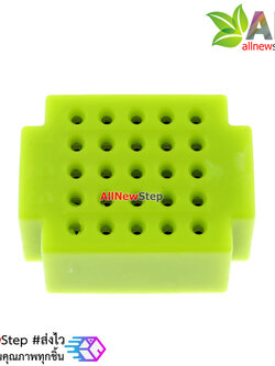 Breadboard แบบ Block ขนาดเล็ก 25 จุด สีเขียวอ่อน