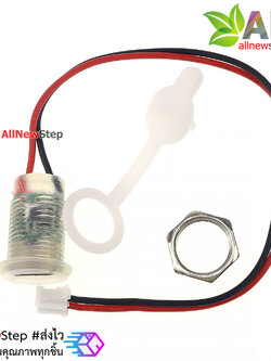 หัว dc jack กันน้ำ แบบ usb type-c ตัวเมีย สายแหล่งจ่ายไฟ 5V usb type c สำหรับ Arduino esp8266 esp32