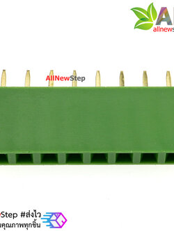 Pin header Female Header Single Row 2.54mm 8p Pin1x8 สีเขียว