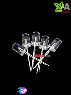 LED สีรุ้ง หลอดไฟ 3 สี 5mm เปลี่ยนสีอัตโนมัติ colorful f5 5mm led light tube color changing จำนวน 5 ชิ้น