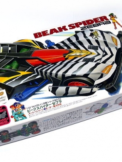Mini 4WD BLACK SPIDER ZEBRA (ไม่มีมอเตอร์)