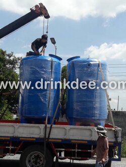 ถังกรองเหล็ก 64" (160cm. x 150cm. x 6 mm.)