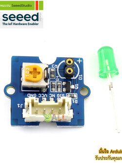 โมดูล LED Grove Green LED สีเขียว ของแท้จาก Seeed Studio