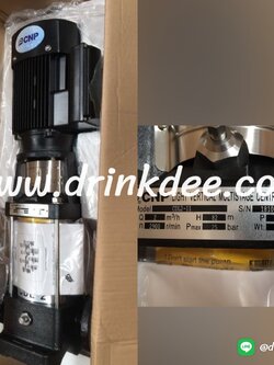 ปั๊มอัดเมมเบรน RO. (ปั๊มตั้ง)