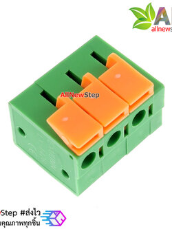 Terminal KF142V KF142R 5.08mm screw-free spring type PCB 3p แบบ 3 ขาตรง