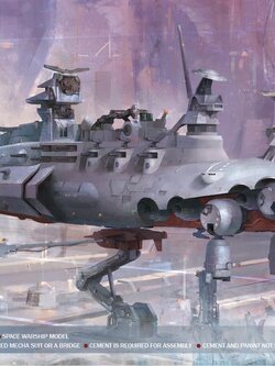 1/700 Space Main Battleship Mutsu