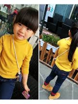 แพทเทิร์นเสื้อคอเต่าเด็ก 1 แพก มี 1 ไซส์ ทำได้ทั้งแขนสั้น แขนยาว มีไซส์ 90,100,110,120,130,140