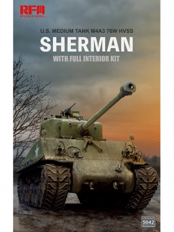 1/35 M4A3E8 SHERMAN w/Full Interior&Workable Track Links