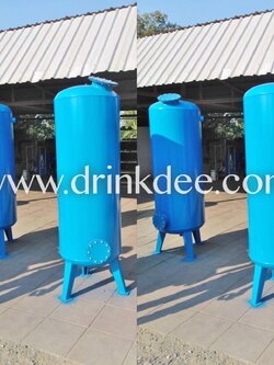 ถังกรองเหล็ก 20" (50cm. x 150cm. x 4.5 mm.)