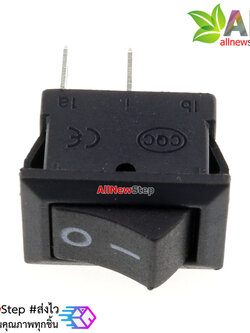 สวิตช์ 2 ขา Boat Switch 117S 15x21MM 250VAC 6A