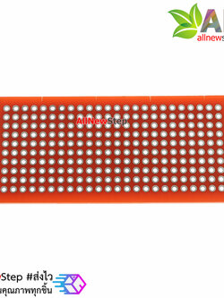แผ่นปริ้นอเนกประสงค์ pcb 3x7 สีแดง สองด้าน