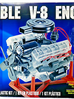 1/4 Visible V-8 Engine