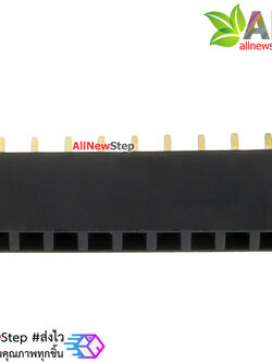 Pin header Single row 9p female 1x9P spacing 2.54mm จำนวน 1 ชิ้น