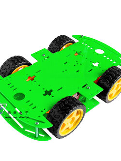 Smart Car 4WD double layer รถ Smart Car 2 ชั้น 4 ล้อ สีเขียว