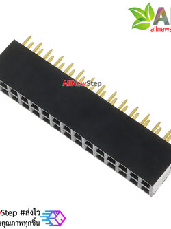 Double row female socket female socket 2.54mm 2x15