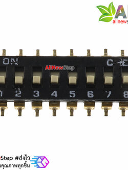 dip switch 2.54mm patch SMT SMD toggle switch สวิตช์แบบ DIP SMD 8 ช่อง