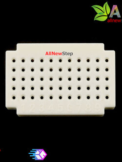 Breadboard แบบ Block ขนาดเล็ก 55 จุด สีขาว