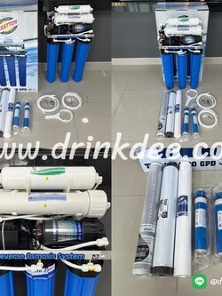 เครื่องกรองน้ำ 5 ขั้นตอน RO. 300GPD