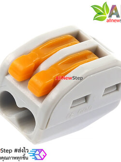 Terminal block quick fix ขั้วต่อสายไฟร่วม 2 ช่อง 250V 32A