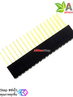 Pin header 2.54mm แบบขาวยาว 11mm ขนาด 2x18 ขา 2x18p