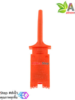 Test hook logic analyzer clip wiring hook Premium Clip หัวจับสายไฟ สีแดง
