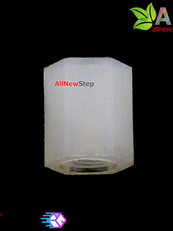 เสาน็อตไนลอน NUT Nylon M2 ขนาด 5mm สีขาว จำนวน 1 ชิ้น