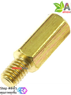 น็อต m4 ขนาด 12+6mm