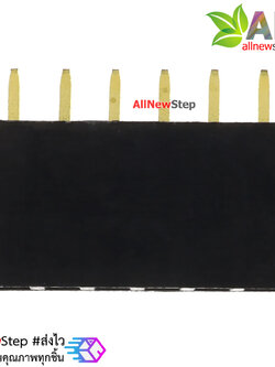 Pin header Single row 6p female 1x6P spacing 2.54mm จำนวน 1 ชิ้น