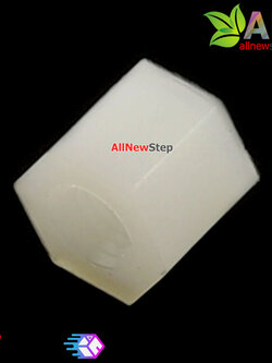 M2.5 เสาน็อตไนลอน NUT Nylon M2.5 ขนาด 5mm สีขาว จำนวน 1 ชิ้น