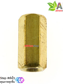 Pillars Nut M3 น็อตตัวเมีย ทองเหลืองแบบยาว 10mm m3 10mm