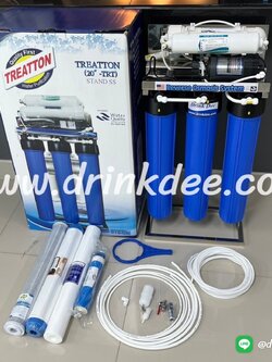 เครื่องกรองน้ำ 5 ขั้นตอน RO.150GPD. โครงสแตนเลส