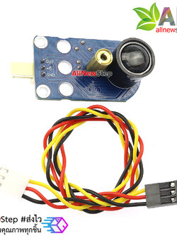 เซ็นเซอร์ตรวจจับสิ่งกีดขวาง เส้นขาวดำ แบบแสงเลเซอร์ laser sensor intelligent obstacle avoidance black and white track detection module