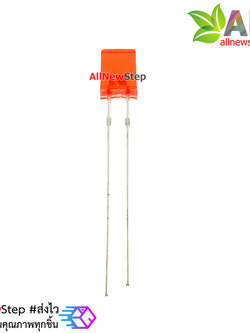 LED แบบเหลี่ยม LED เหลี่ยม สีแดง จำนวน 5 ชิ้น