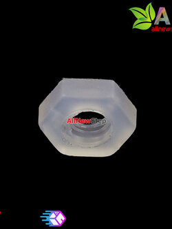 น็อตไนลอนตัวเมีย NUT Nylon M2 สีขาว จำนวน 1 ชิ้น