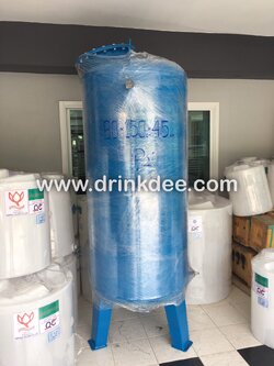 ถังกรองเหล็ก 24" (60cm. x 150cm. x 4.5 mm.)