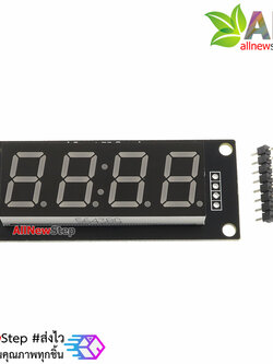โมดูลแสดงค่าตัวเลข 4 หลัก ขนาด 0.56 นิ้ว TM1637 Driver สีเขียว 6543BG