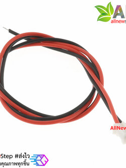 สายไฟจัมเปอร์ PH2.0 2p ระยะห่างระหว่างขา 2.0mm สายไฟ 2 เส้น ยาว 30 cm