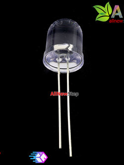 Rainbow LED 10 mm Water clear 7 Colors Flash จำนวน 5 ชิ้น