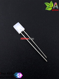 LED แบบเหลี่ยม LED เหลี่ยม สีน้ำเงิน จำนวน 5 ชิ้น