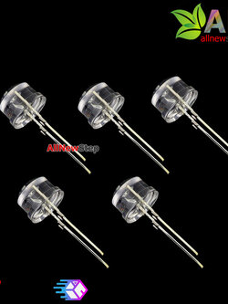 LED 8MM Blue 0.5W หลอดไฟ LED 8mm สีน้ำเงิน 0.5W จำนวน 5 ดวง