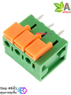 Terminal KF142V KF142R 5.08mm screw-free spring type PCB 3p แบบ 3 ขานอน