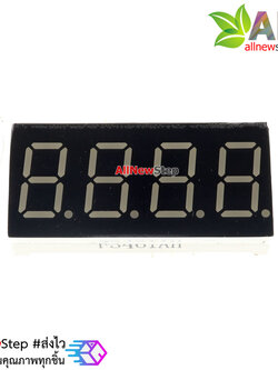 7 Segment 0.36 นิ้ว common cathode 4 digit Red ไฟ 7 segment 0.36 4 หลัก สีแดงแบบไฟลบร่วม 3461A