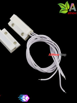 Magnetic Door Switch สวิตช์แม่เหล็ก สำหรับติดเซนเซอร์ สวิตช์ประตู สวิตช์หน้าต่างกันขโมย door manetic switch