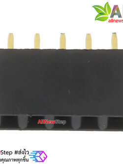 Pin header Single row 5p female 1x5P spacing 2.54mm จำนวน 1 ชิ้น