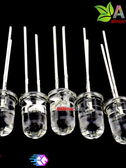 LED violet 5mm แสงไวโอเลต สำหรับตรวจสอบธนบัตร จำนวน 5 ดวง