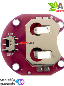 LilyPad Battery รางถ่านสวิตช์สำหรับ Arduino LilyPad